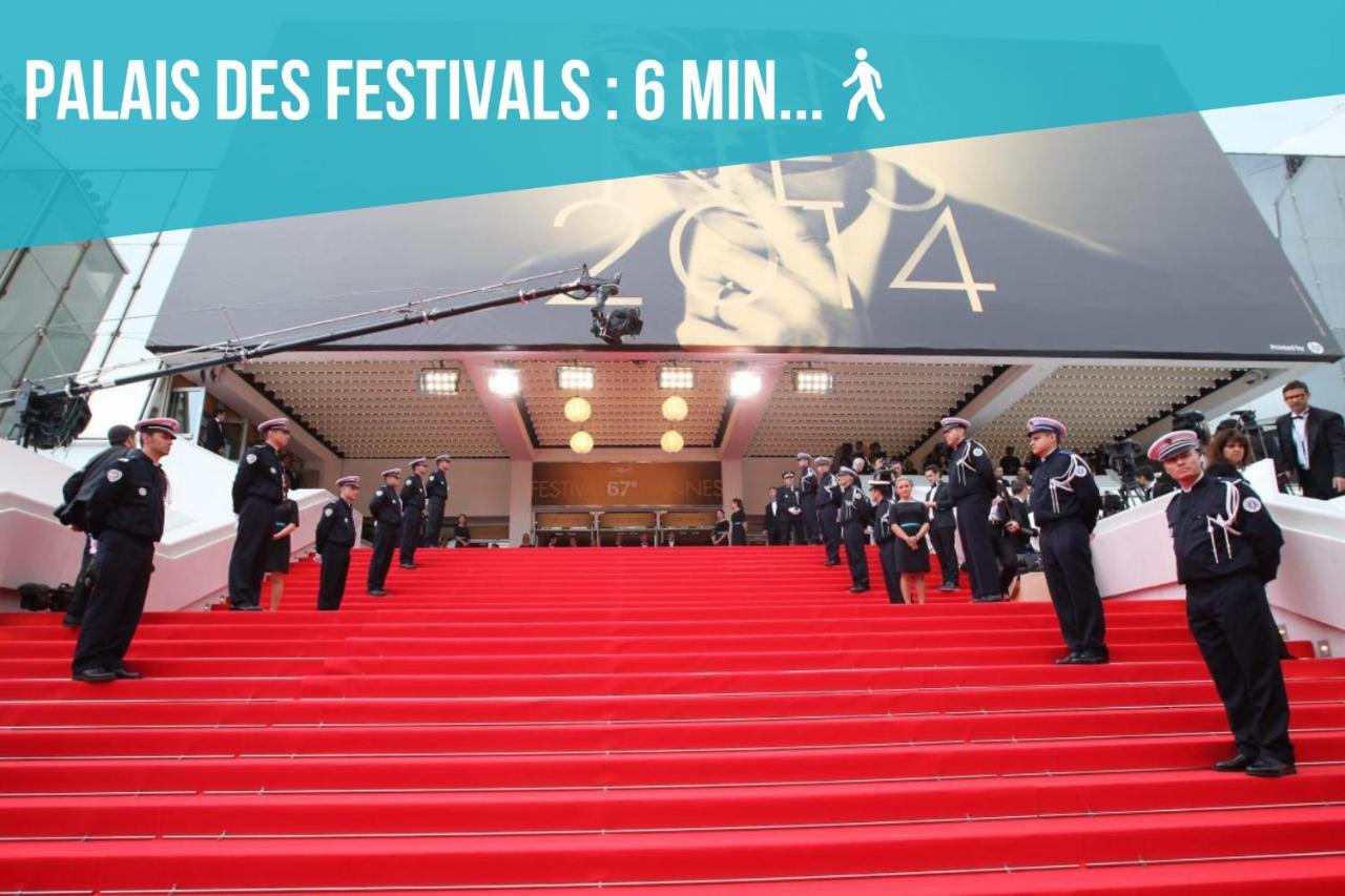 Le Forville : 400M Palais, Calme, Clim Cannes Dış mekan fotoğraf